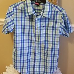 Wrangler -Blue and Easter Green Plaid - Size XL
